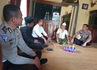 Awal bertugas, Kapolres Rohul Silaturrahim ke Tokoh Agama