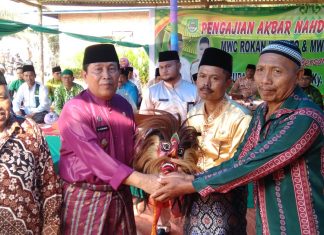 Dihadiri Bupati Rohul, Desa Sikebau Jaya Gelar Kajian Akbar