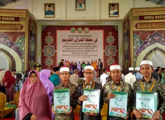 MHQ ke 5 tingkat ASEAN, Siswa SMPN dan MA Tahfidz Asal Rohul Harumkan Riau