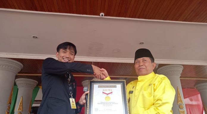 Rokan Hulu Cetak Rekor Muri Dunia Sungkeman Terbanyak