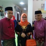 Rektor UPP, DR Adolf Bastian MPd didampingi Wakil Rektor II, Khairul Fahmi MT foto bersama dengan Ketua DPRD Riau periode sebelumnya, Hj Septina Primawati