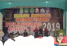 Peringati Bulan Bahasa, SMAN 1 Rambah Gelar Pelantang Rohul III 2019