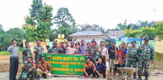 Menyambut HJK, TNI-Polri Gotong Royong Bersama Masyarakat