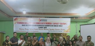 Pelatihan Bawaslu Rohul, Fajrul “Kami Ingin Tingkatkan SDM Internal”