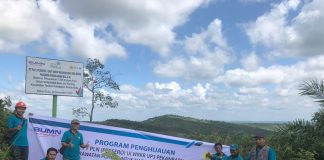 PLN UP3 Pekanbaru Bersama Warga Sungai Kuning Tandun Gelar Perawatan Pohon