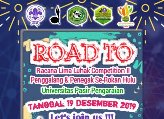 UKM Pramuka UPP Buka Pendaftaran Road To Racana Lima Luhak Competition II se Rohul