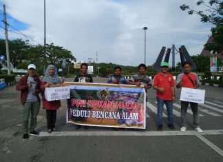 Rokan Hulu Kebanjiran, PWI Rohul Gelar Penggalangan Dana
