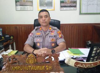 Bersama Masyarakat, Kapolsek Ujungbatu Ajak Perangi Narkoba Kapolsek Ujungbatu, AKP Amru Hutauruk