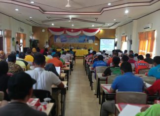 Dinas Perhubungan Rohul Sosialisasikan Retribusi Usaha Jasa Parkir