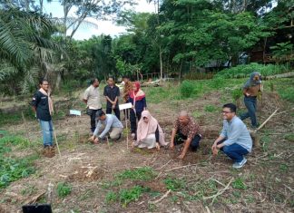 Cinta Alam, UKM Mapala Polipera UPP Gelar Menanam Pohon dan Seminar Keanekaragaman Hayati