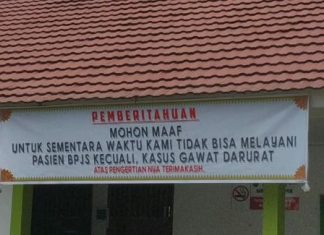 Spanduk Penolakan Layanan Pasien BPJS di RSUD Rohul Viral, Kepala BPJS Ancam Pindahkan Layanan ke RS Lain