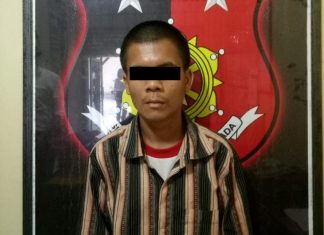 Seorang Pemuda Tega Cabuli Anak di bawah Umur Pelaku berinisial AFB (23) warga Tambusai Utara yang telah diamankan Polsek Tambusai Utara