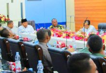 Bupati, Polri dan TNI Rohul Kerjasama Dalam Penanggulangan Bencana Alam di Rohul