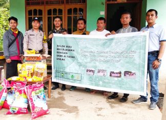 BKLDK dan Ukmi Al-Fattah Unilak Berikan Bantuan Kepada Korban Banjir di Rohul