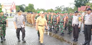 Sukiman Apresiasi Kinerja TNI, POLRI dan BPBD Dalam Penanggulangan Bencana Alam di Rohul
