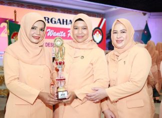 DWP Kabupaten Rohul Raih 2 Kemenangan Dalam Perlombaan HUT DWP ke 20 Se-Provinsi Riau