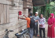 Rumah Penerima PKH di Kecamatan Kepenuhan Hulu Sudah Di Pasang Labeling,Suhatman “Kecamatan Lain Diharap Menyusul”