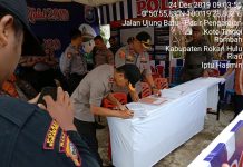 Kapolres Rohul Tinjau Pospam Ops Lilin