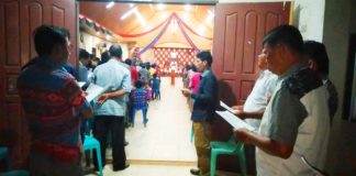 Meriahnya Natal di Gereja HKBP Resot Exaudi Pasir Pengaraian