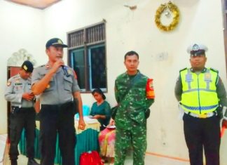 TNI, Polri, IPBR Siap Kawal Natal di GEREJA HKBP Resort Exaudi Pasir Pengaraian