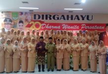 Meriahnya HUT DWP Kabupaten Rokan Hulu ke 20