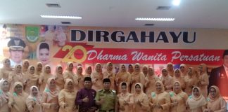 Meriahnya HUT DWP Kabupaten Rokan Hulu ke 20
