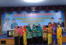 Ketua TP PKK Rohul, Peni Herawati Sampaikan Pentingnya Posyandu Bagi Masyarakat