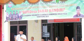 Hadiri MPTB BUMDesa Damai Mandiri, Sukiman Bangga Terhadap Desa Suka Damai