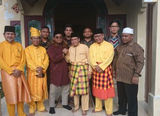 Menjalin Silaturrahmi, Ketua MKA LAM Rohul dan Ketua PKJR Bahas Politik Pilbub Rohul 2020