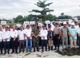 Forkopimcam dan Pemerintah Kecamatan Kepenuhan Bersama Masyarakat Gelar Deklarasi Cegah Karhutla