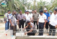 Tokoh Masyarakat Tambusai Utara Bangun Rukan Bhabinkamtibmas, Nurman “Semoga Dapat Menguatkan Keamanan”