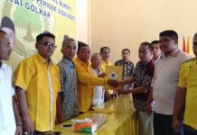 Ambil Formulir di Golkar, Peluang Murnis Mansyur Maju Pilkada Rohul Cukup Besar