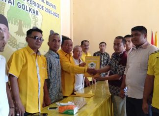 Ambil Formulir di Golkar, Peluang Murnis Mansyur Maju Pilkada Rohul Cukup Besar