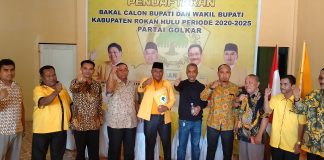H Sariantoni Mendaftar Sebagai Bakal Calon Bupati Rohul di Penjaringan Partai Golkar
