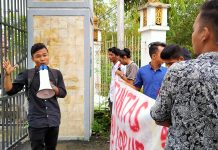 Diduga Jumlah Korupsi Mencapai 11 Milyar, Amarah Gelar Aksi di Kantor Kejaksaan Negeri Rohul