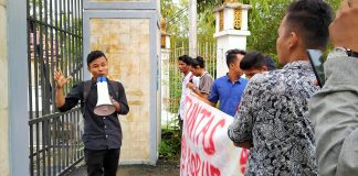 Diduga Jumlah Korupsi Mencapai 11 Milyar, Amarah Gelar Aksi di Kantor Kejaksaan Negeri Rohul
