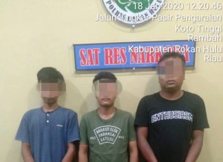Bangga, Sat Narkoba Polres Rohul Tangkap Kurir dan Pengedar Shabu di RTB