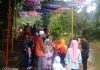 Liburan Awal Tahun, Hutan Kota Pasir Pengaraian Dipadati Para Pengunjung