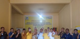 Pasangan bakal Calon Bupati- Wabupati, Hamulian-Tedy Siap Maju Pilbub Rohul 2020