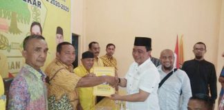 Ambil Formulir di Golkar, Gustian Riau : Pembangunan Infrastrutur Jadi Prioritas
