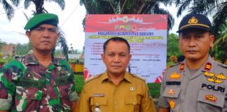 Cegah Karhutla, Koramil 02, Camat Bangun Purba dan Polsek Rambah Gelar Apel