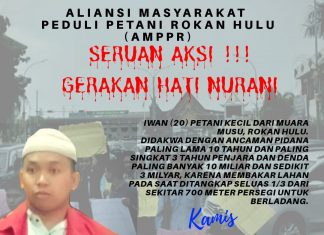 Bela Petani, AMPPR Akan Gelar Aksi