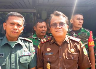 Pererat Kekeluargaan, Kajari Rohul Silaturahmi ke Koramil 02 Rambah