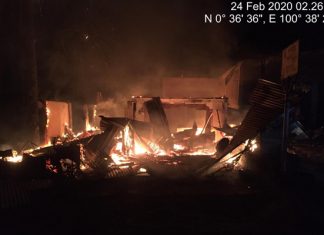 Kebakaran Hebat, 9 Unit Motor Hangus Terbakar dan 3 Korban Alami Luka Bakar