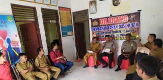 Sebut Bahaya Karhutla, Polres Rohul Gelar Sosialisasi di Desa Sialang Jaya