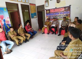 Sebut Bahaya Karhutla, Polres Rohul Gelar Sosialisasi di Desa Sialang Jaya