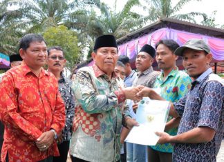 Bupati : Manfaatkan Sertifikat Tanah Untuk Kesejahteraan