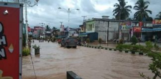 Tiga Aliran Sungai di Rohul Berstatus Waspada Banjir