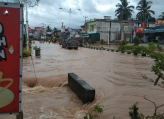 Tiga Aliran Sungai di Rohul Berstatus Waspada Banjir