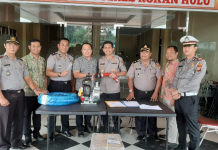 PT ISB Serahkan Pompa Air Mini Striker, Kapolres Rohul Ucapkan Terimakasih
